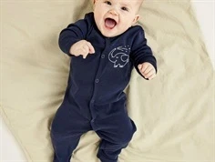 Name It dark sapphire natdragt (2-pak) med elefant blå og stribet